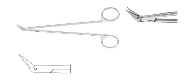 ДІТРІХ ПОТТС НОЖИЦІ 45° ЗАГН. 180MM